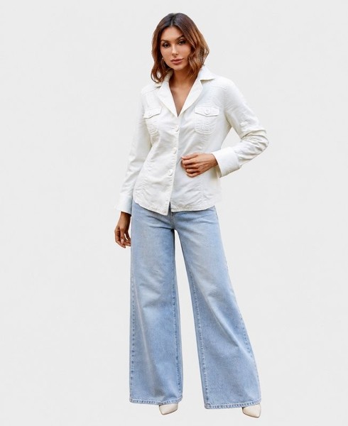 Women Max Mara Blazer White Cotton S