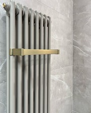 Brushed Gold Towel Bar for Column Radiators