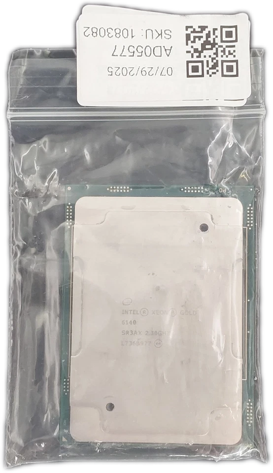 Intel Xeon Gold 6140 SR3AX 18-Core 2.3GHz CPU - Image 2 of 4