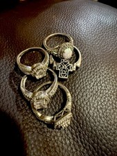 Ring Lot Kay s diamond/ sterling silver /opal...