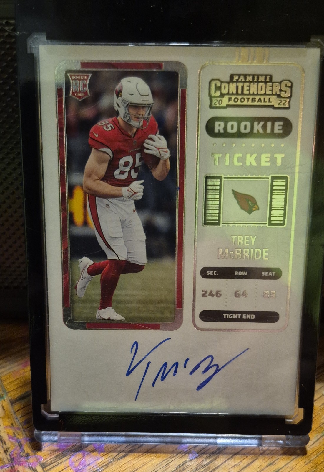 2022 Panini Contenders - Rookie Ticket RPS Trey McBride #136 (AU, RC)