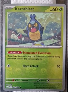 Karrablast 009/086 Master Ball - Black Bolt - English Pokemon TCG S&V NM Holo