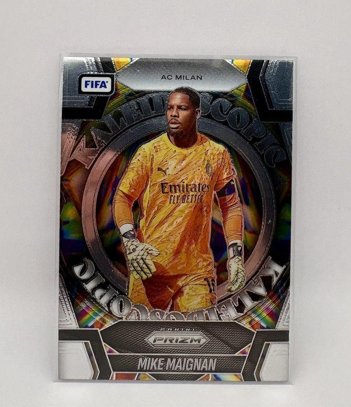 2025-26 Panini Prizm FIFA Soccer #2 Mike Maignan Kaleidoscopic AC Milan 