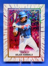 2025 Arjun Nimmala Leaf Vivid #125 White Laser 1/1 - Toronto Blue Jays