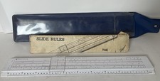 Vintage Sterling Precision SLIDE RULE Mannheim Type w Instructions & Sleeve