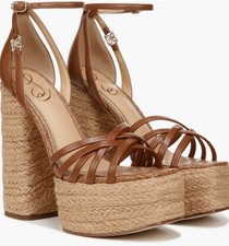 Sam Edelman Kade Ankle Strap Espadrille Platform Sandal New size US 10