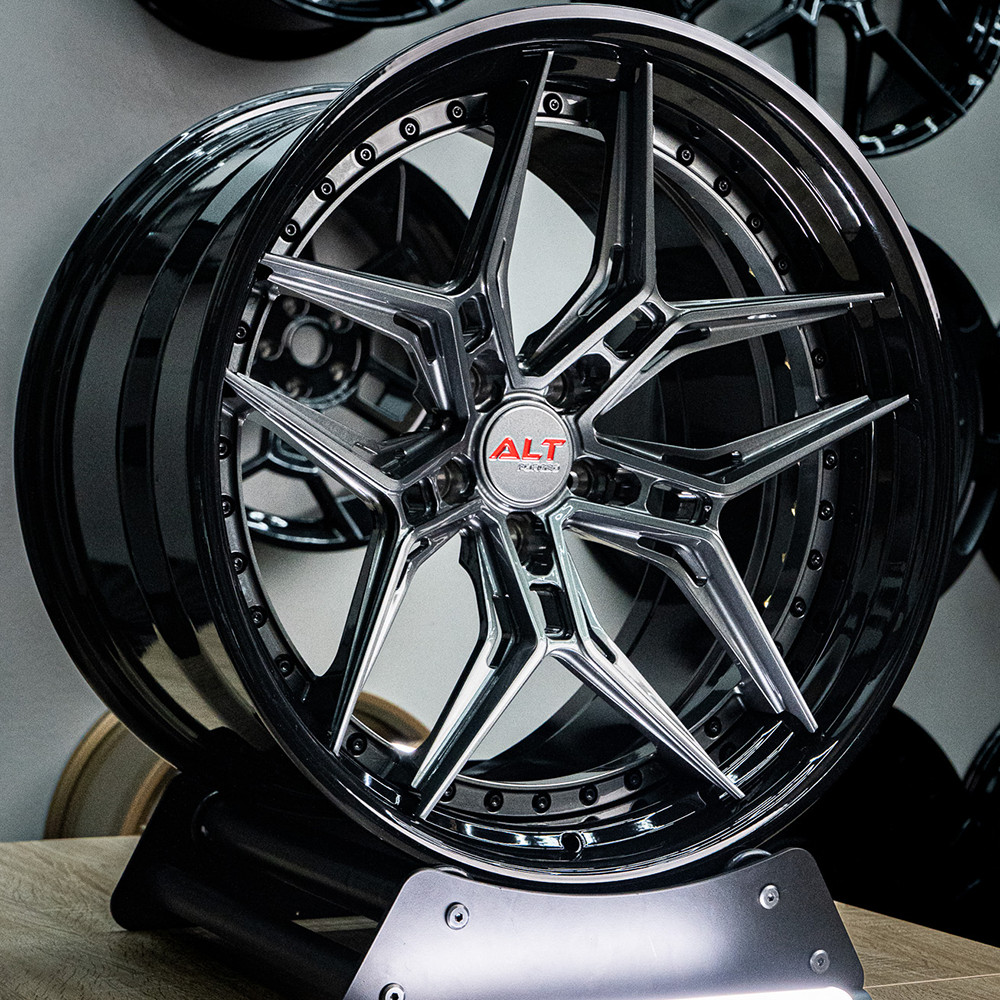 20"/21" ALT Forged DL18 Black w/ Gloss Gunmetal Wheels for Audi R8 (2016–2025+)