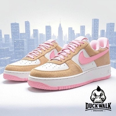 Nike Air Force 1 Low '07 LV8 Hemp Soft Pink Phantom Grey FQ8714