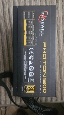 ROSEWILL PHOTON Series Gaming 80 Plus Gold 1200W Power Supply Photon 1200 