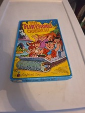 Vintage 1972 the Flintstones cartoon set Colorforms Rare Kids Play Set