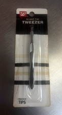 Walgreen Tweezers, Slant Tip, Precision Tips, 100 Imperfect Card NEW