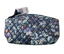 Vera Bradley Grand Travel Cosmetic Bag FLORAL BURSTS  59 NWT