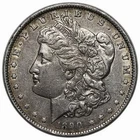 1890-O Morgan Silver Dollar Silver Coin, Choice AU