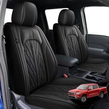 TTX LIGHTING Car Seat Covers Fit for Nissan Frontier 2009-2026 Crew Cab Autom...
