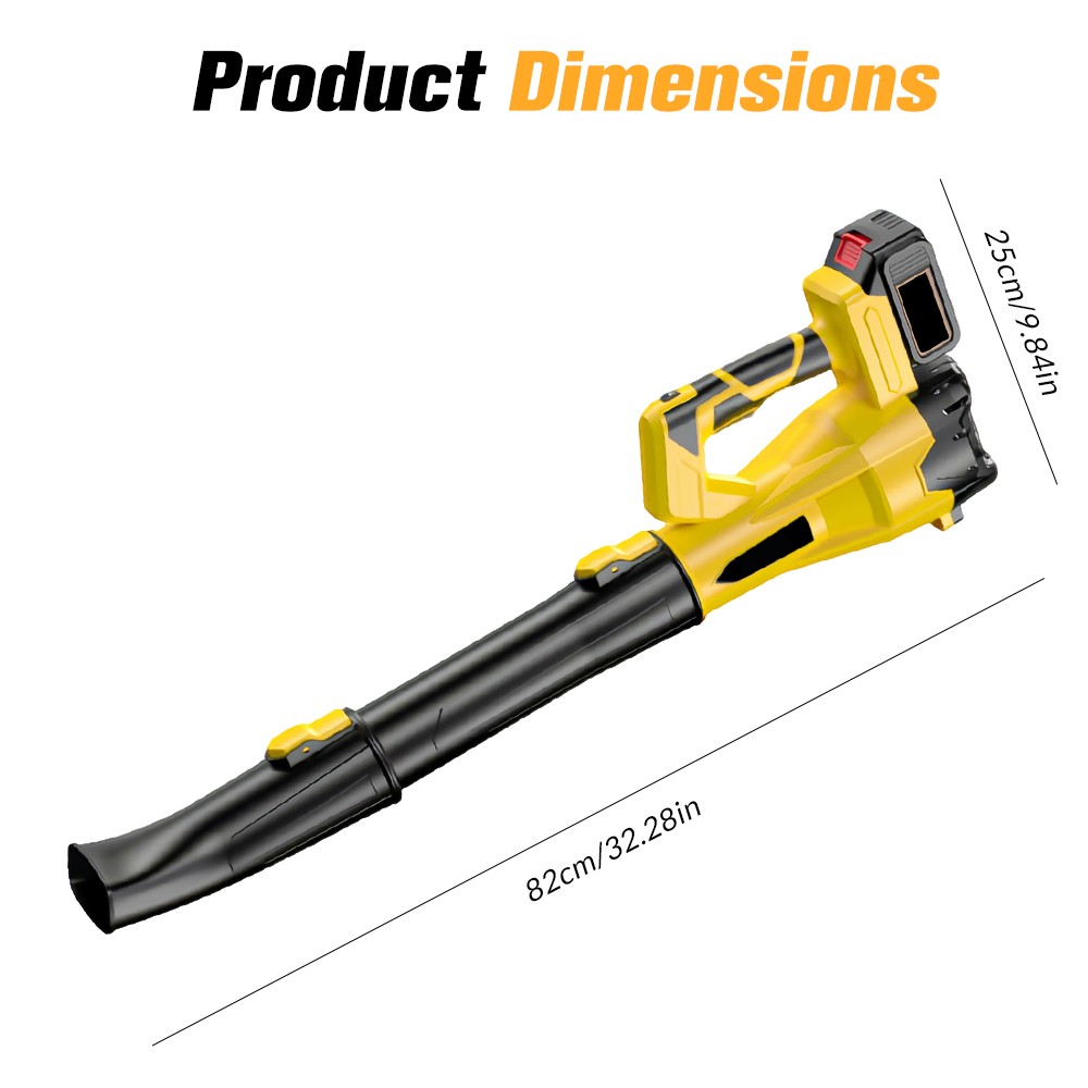 21V Cordless Leaf Blower 6-Speed Battery Operated Lightweight Handheld Electric
