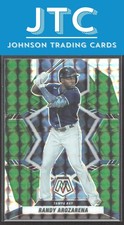 2022 Panini Mosaic Randy Arozarena Green Mosaic Tampa Bay Rays