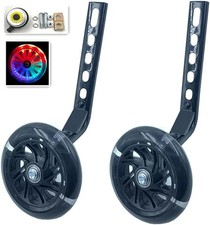 a Pair of Children's Bicycle Riding Flash Silent Training Wheels, Suitable for 1