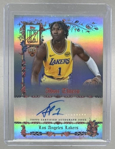 2025 Topps Signature Adou Thiero Base (RAW)