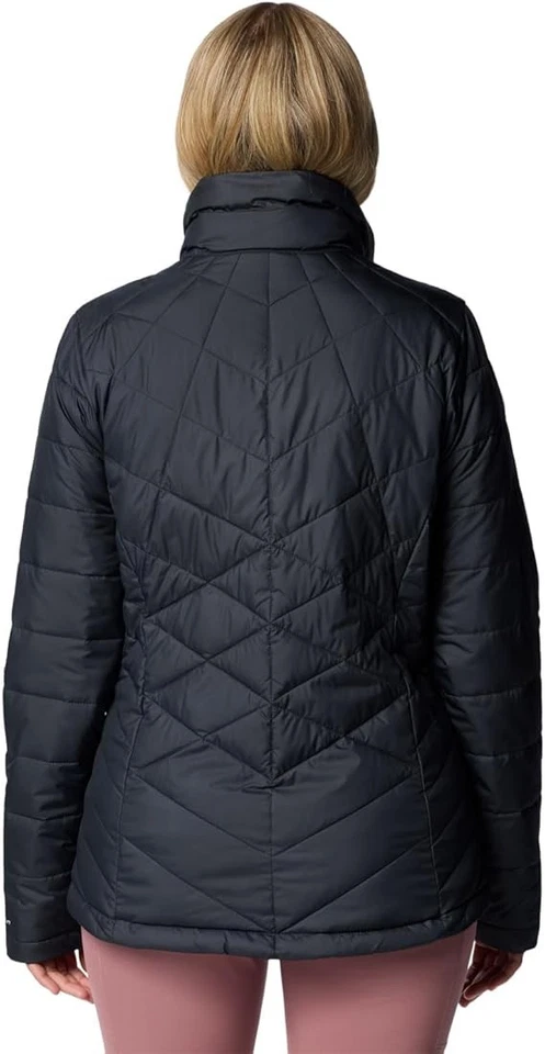 NUEVO CON ETIQUETAS - Chaqueta Columbia Heavenly negra XL para mujer Foto 2 de 2