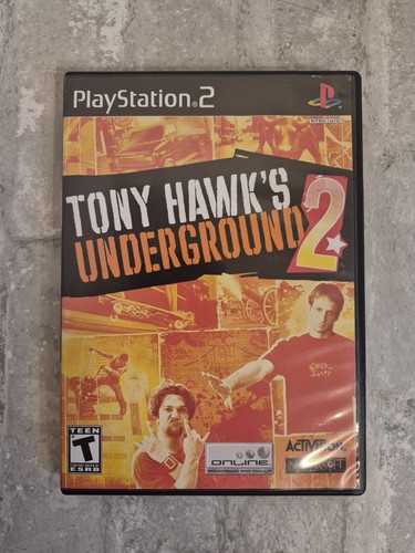 Jeu Tony Hawk's Underground - Version Platinum Pour PlayStation 2 (PS2) - État Bon, Testé, Compatible PS3 60Go