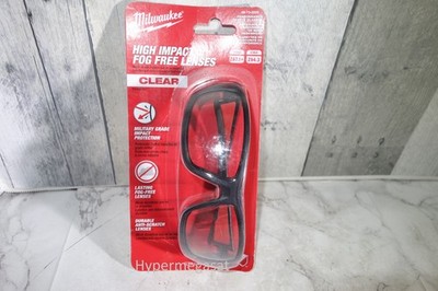 Milwaukee 48-73-2020 Performance Clear Safety Glasses High Impact Fog Free Anti-