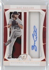 2022 Panini National Treasures Holo Silver /10 Zac Gallen #JGS-ZG Auto 1l8x