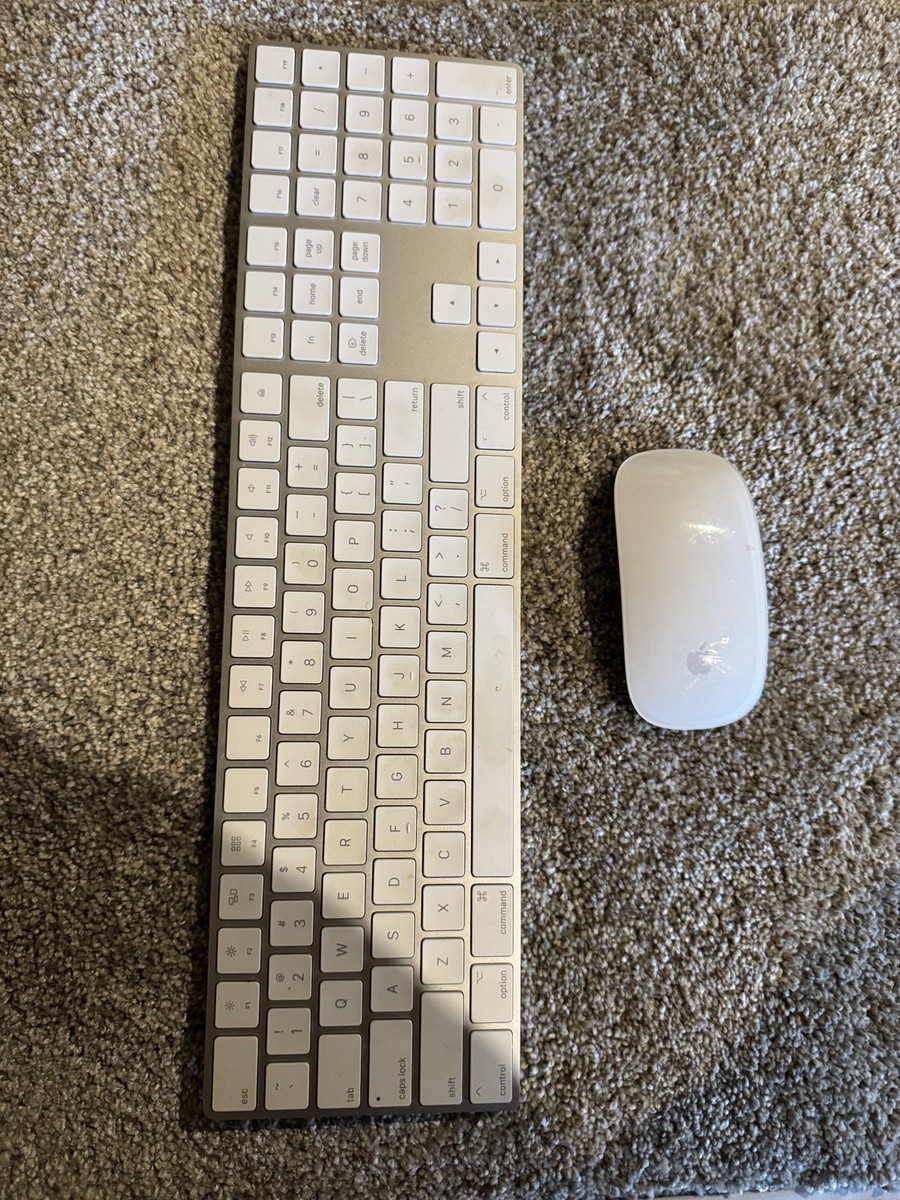 Apple Magic Keyboard 2 A1843 with Magic Mouse 2 -A1657 - White | eBay Apple Magic Keyboard 2 A1843 with Magic Mouse 2 -A1657 - White | eBay