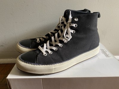Common Projects Black Canvas High Top Sneaker Men s Size 10