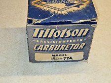 Vintage Tillotson Md-77a Side Draft Carburetor - Not Tested Rebuilt Rare