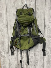 Vango Sherpa 60+10 70l Hiking Rucksack Backpack Adjustable Green Camping Walking