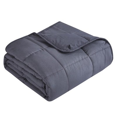 Topcee Weighted Blanket for Adults (15 lbs, 60'' x 60''×80''-15lbs, 00-dark Grey