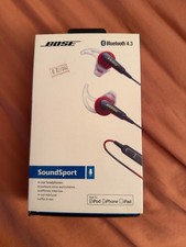 BOSE SOUNDSPORT IN EAR HEADPHONES. BLUETOOTH 4.3 EUC