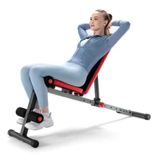 Multi-purpose Workout Bench w/ Adjustable Backrest Home Gym Exercise Equipment