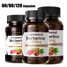 Liposomal Berberine HCL1300mg with Ceylon Cinnamon Healthy Weight Support