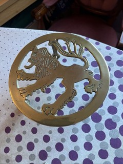 Vintage Brass Trivet