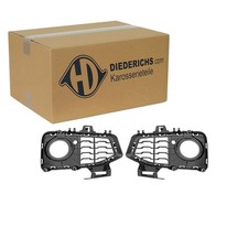 DIEDERICHS TUNING BLENDEN SET NEBELSCHEINWERFER SSTOßSTANGE VORNE passend für BM