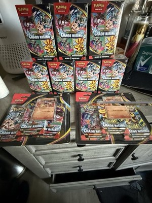 Pokemon Chaos Rising Booster Bundles & 3 Pack Blisters