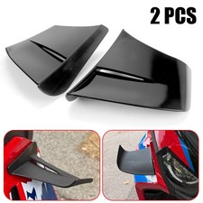 1 par de alerones laterales universales para motocicleta deflector de aire kit alerón brillante