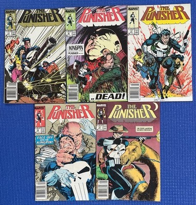THE PUNISHER #11 #16 #17 #18 #19 MARVEL COMICS