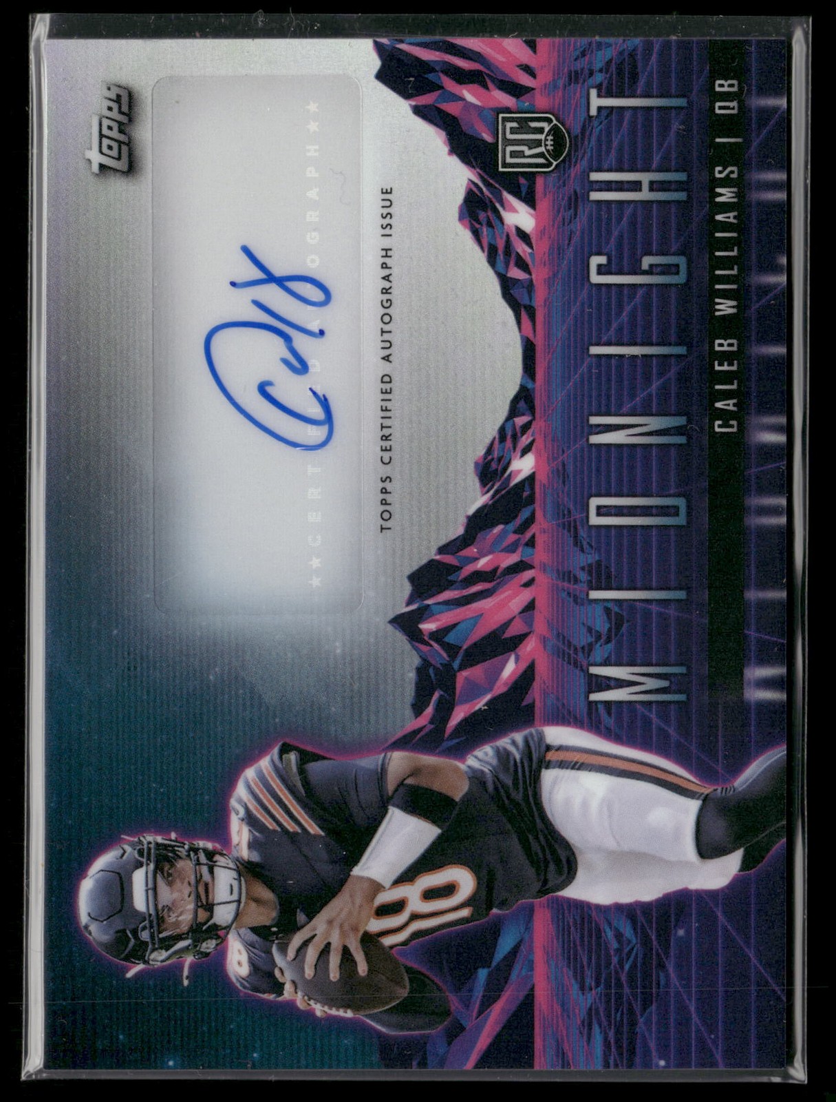 2024 Topps Midnight #RHS-CW Caleb Williams Rookie Horizon Signatures