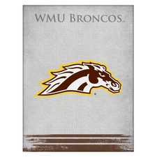 NCAA - Western Michigan Logo Canvas College Team Logo