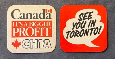 CANADA Chta Canadian Hemp Trade Alliance Coaster Beer Mug Coaster