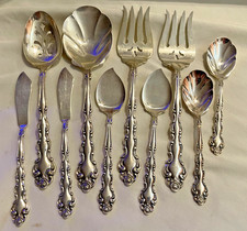 Oneida Beethoven Silverplate Serving Pieces - Lot of 9 Betty Crocker - View Pics