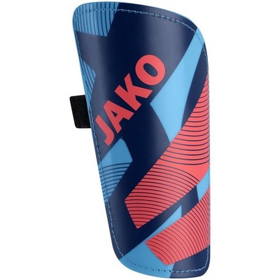 JAKO shin guards RIVER BASIC sky blue/navy/coral 2775-434