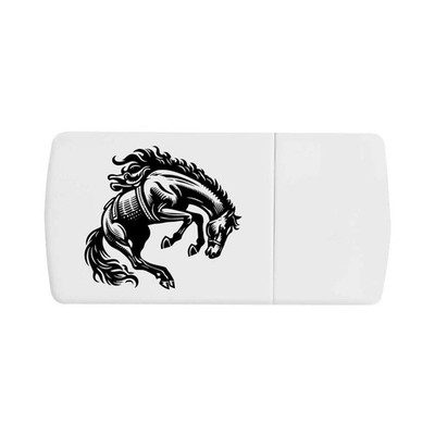 Pillendose 'Bucking Bronco' mit Tablettenteiler (PI00034298)