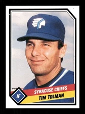 1989 CMC Syracuse Chiefs 14 Tim Tolman BXCP30