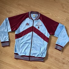West Ham United 1980 FA Cup Final Admiral Track Jacket Retro Jersey Large L