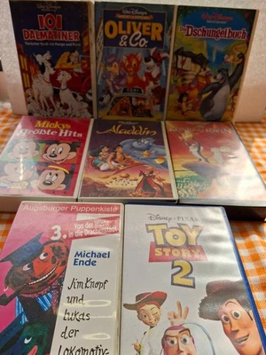 Konvolut  8 stk.Walt Disney VHS Zeichentrick Kinder-Filme - Bild 1 von 4