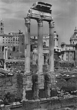 ITALY ROME ROMANO FORUM TEMPLE OF BEAVER AND POLLUX