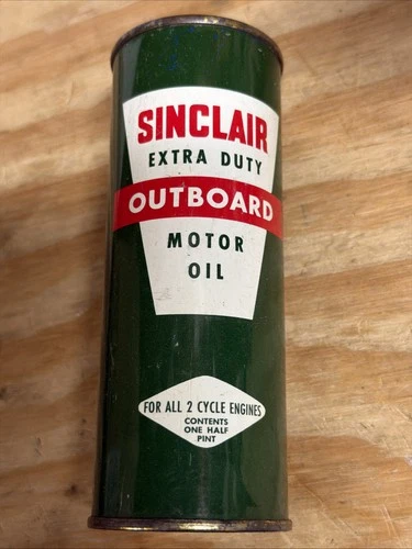Vintage Sinclair Motor Oil Outboard Marina SEALED GAS OIL SIGN
